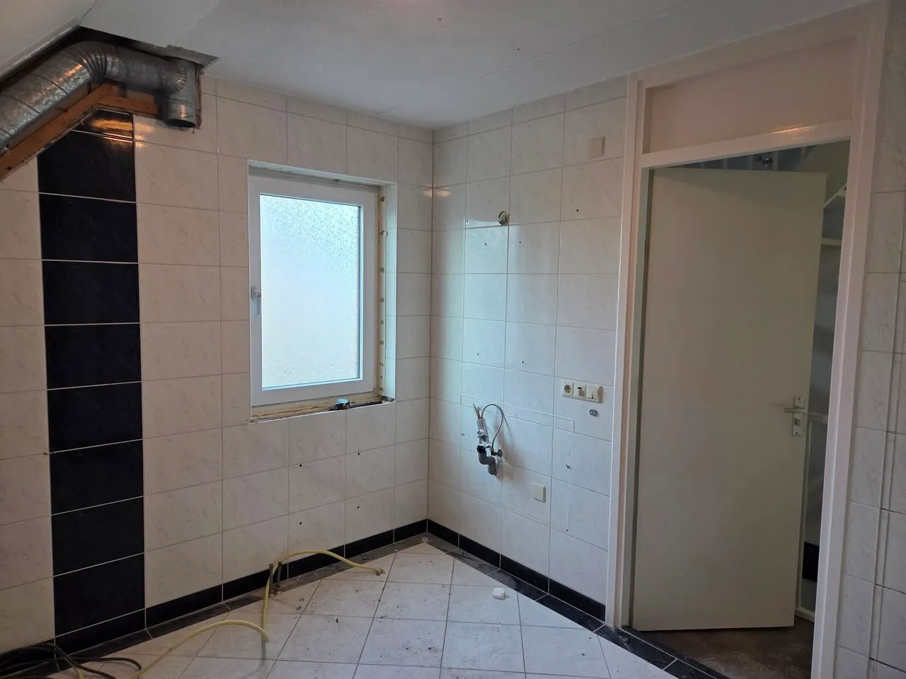 Opbouw van badkamer voor tegelwerk in Wijhe