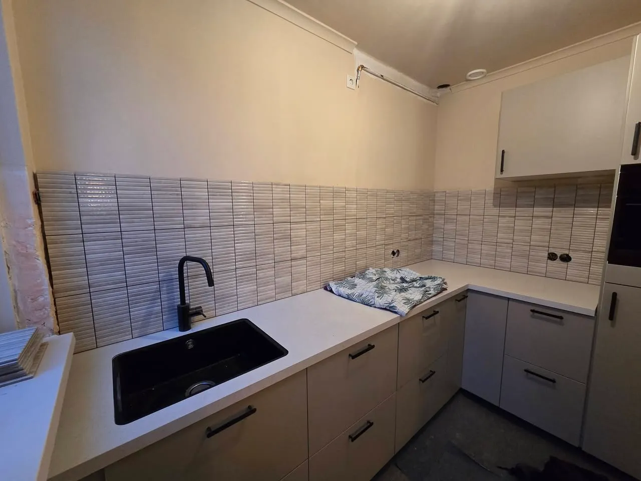 Keuken betegeld in Boskamp foto 4