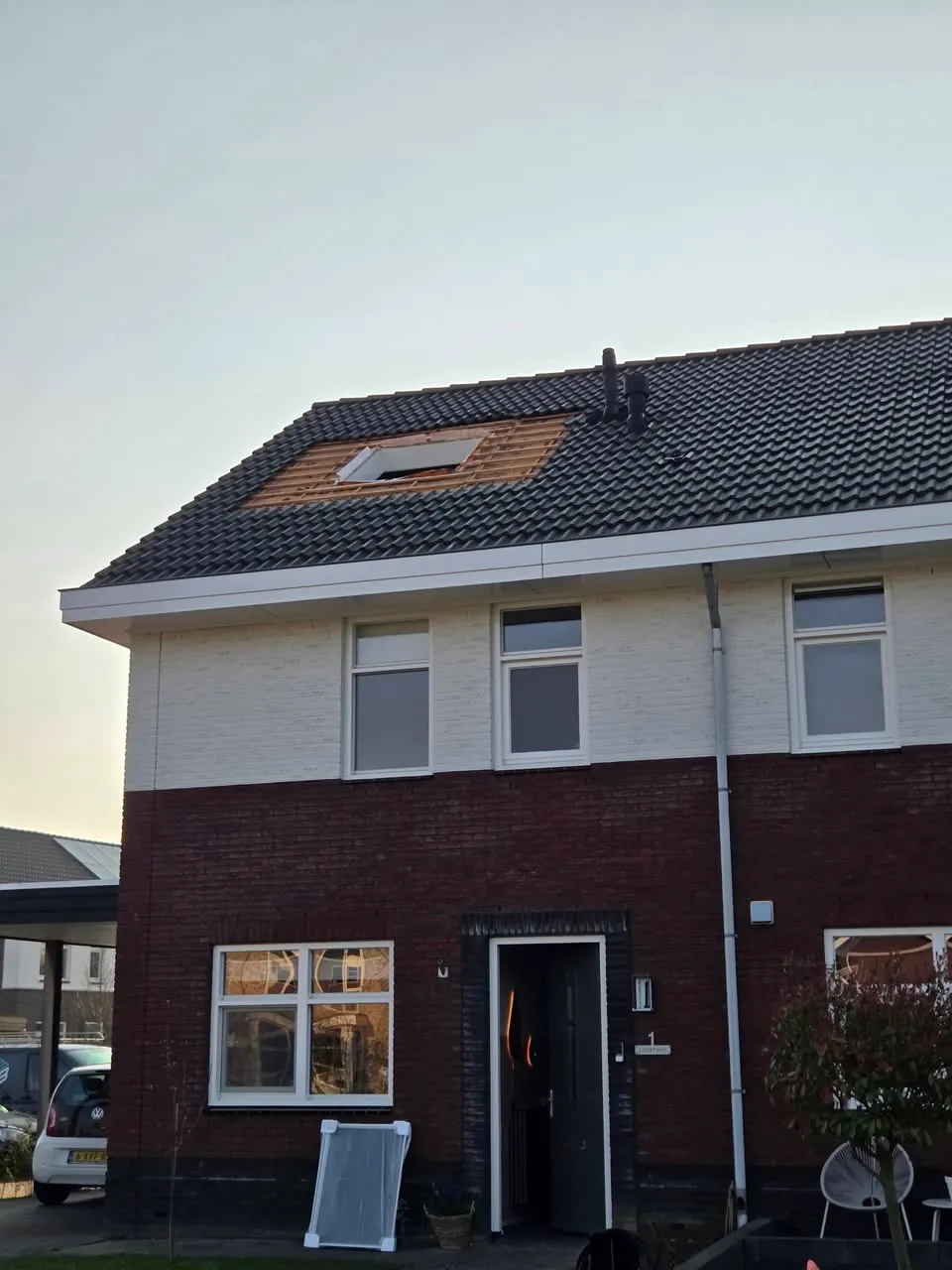 Dakkapel geplaatst op bestaande woning