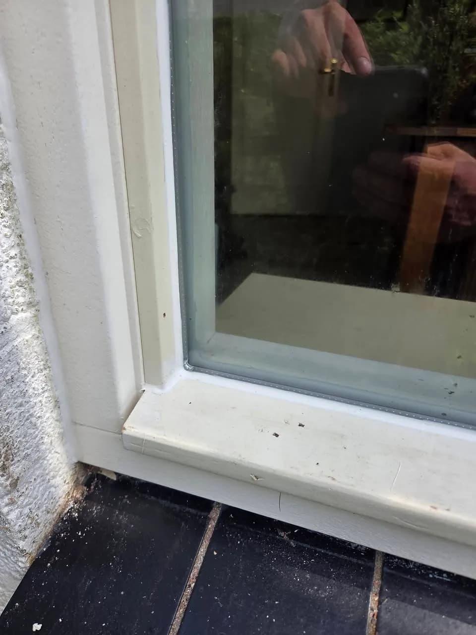 Nieuw houten kozijn met HR++ glas
