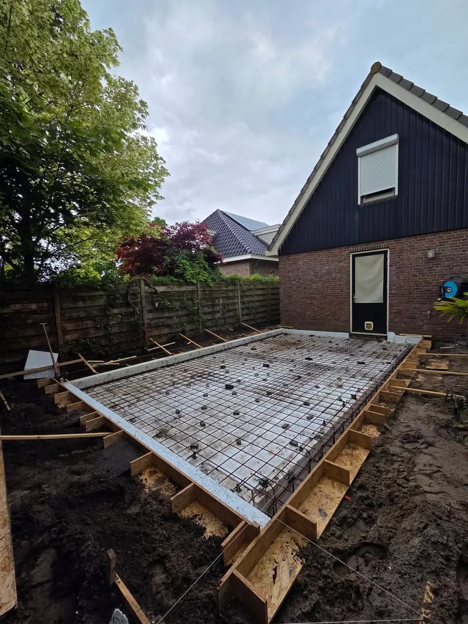 Uitbouw in eerste fase door Wiggermans bouw